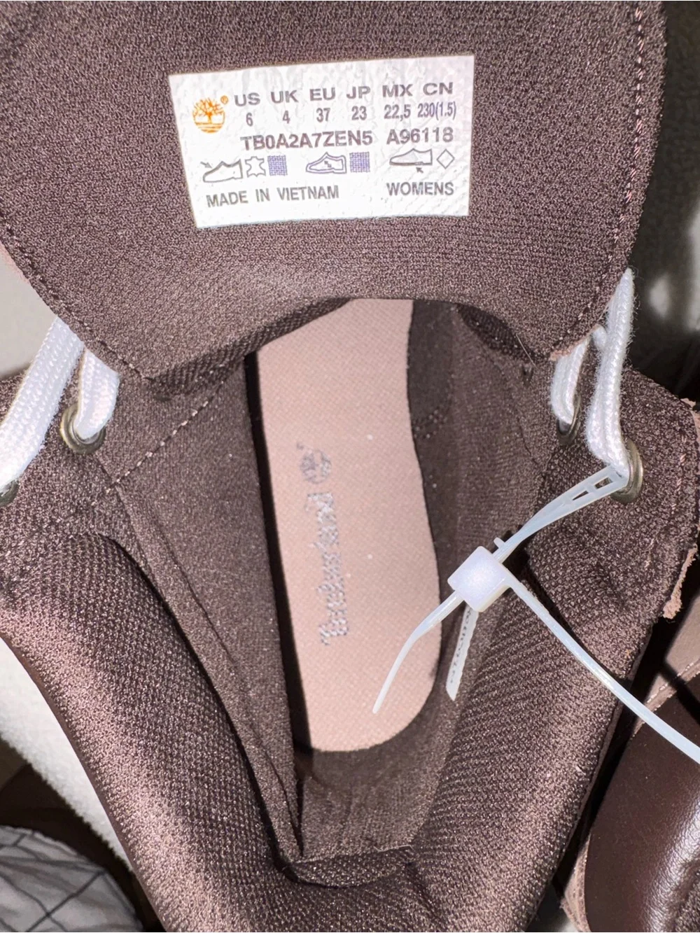 Kids High-Top Casual Sneakers in Brown and White